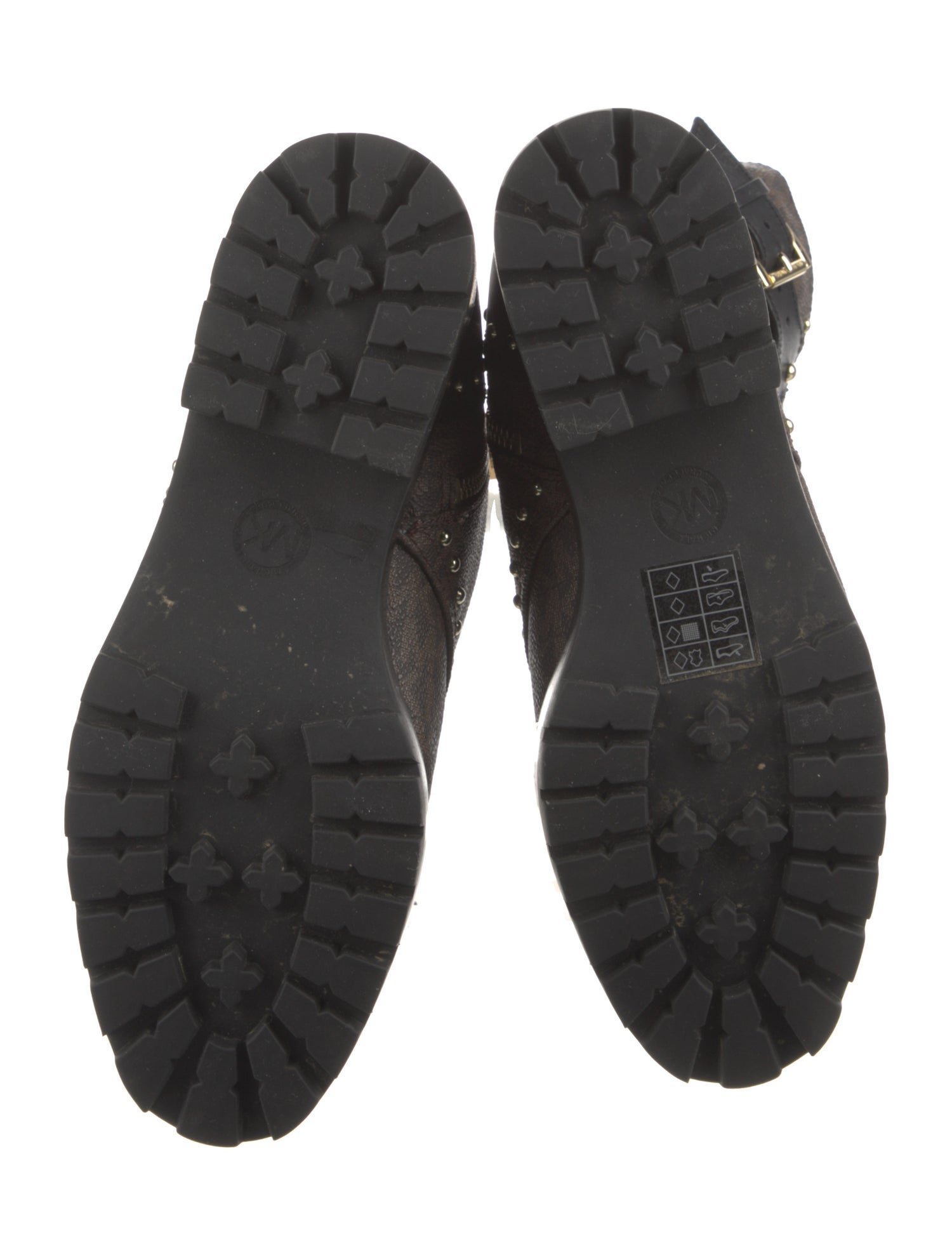 Michael Michael Kors Printed Combat Boots